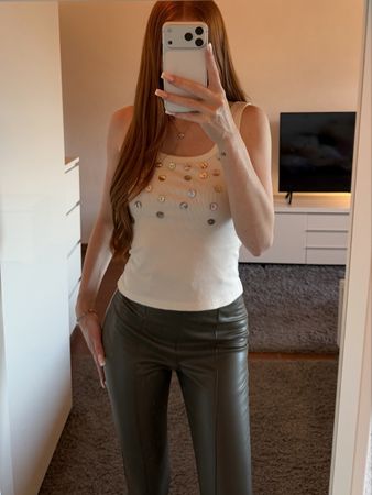 Leggins olivgrün