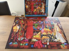 Puzzle Nähzimmer 1000 Teile
