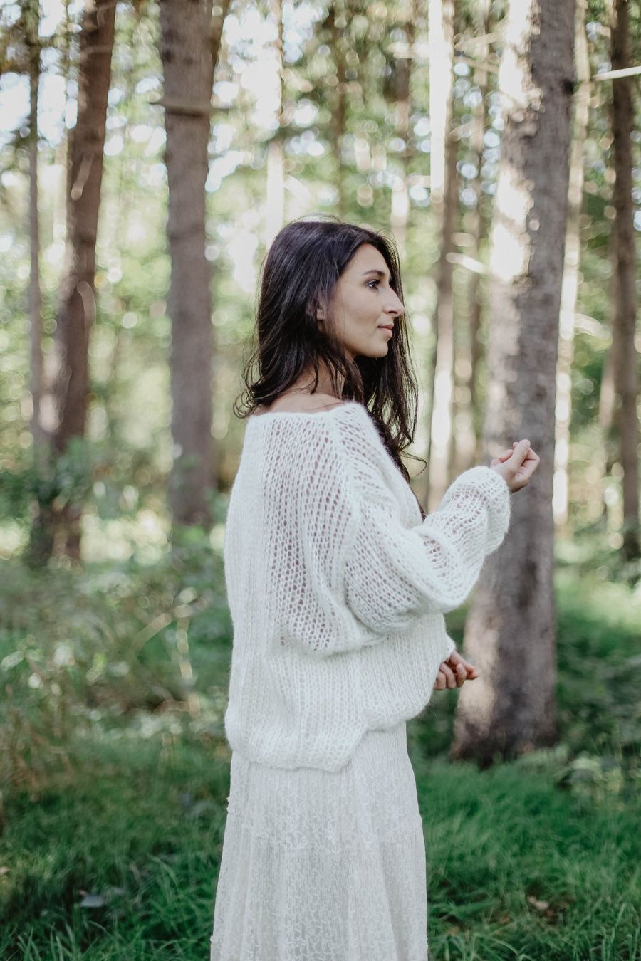 Pullover & Sweatshirts: Braut Pullover Pulli Standesamt Hochzeit Mohair Seide neu – Neu und originalverpackt aus Lilienthal von marie-bubble 7