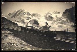 Zermatt, Gornergrat, Lyskamm-Castor-Poll
