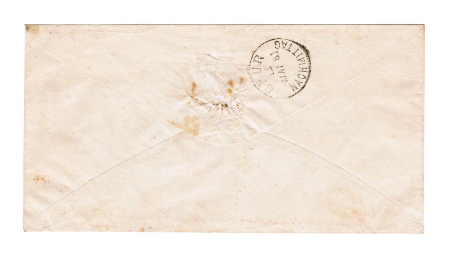 Alle Briefmarken: Strubel Brief mit 24D - Stabstempel CAMPFER – Gebraucht aus Bern von peri02 2