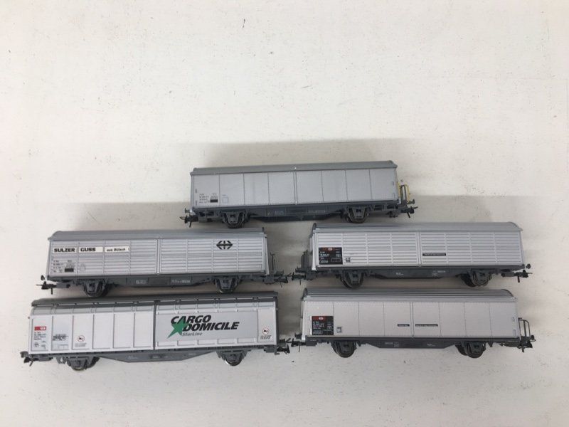 Roco Trains électriques: Spur H0 Roco SBB 5er Set Schiebewandwagen – D'occasion à Büsserach par ModellbahnDepot 2