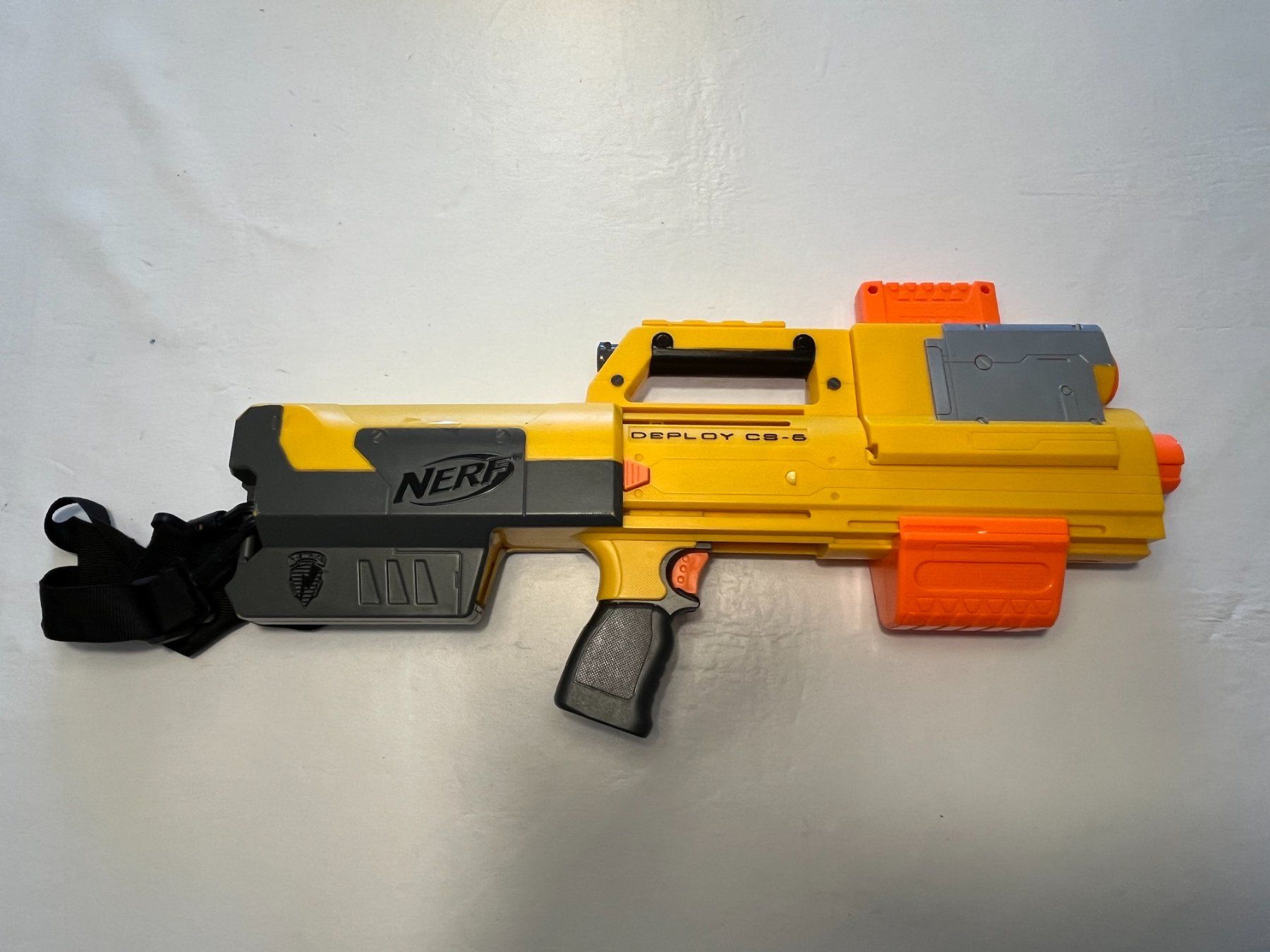 Nerf Giocattoli: NERF N-Strike déployer CS-6 Soft Dart Blaster, 70 fléchette – Usato da Lausanne venduto da charlie_lau24 5