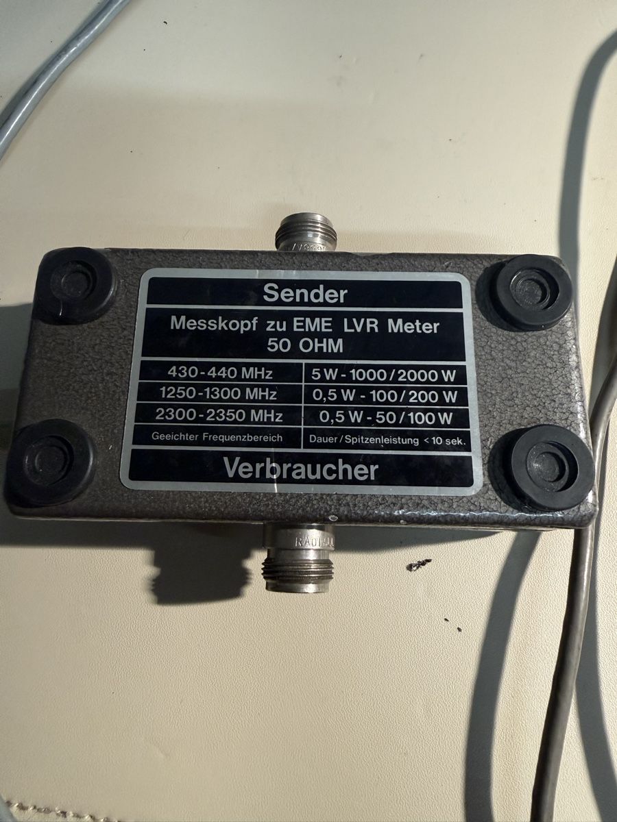 Radiocomunicazione: EME UHF-LVR-Meter – Difettoso da Zuzwil SG venduto da Stepwolf 3