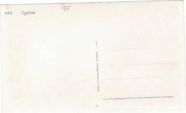 Cartoline postali: Egelsee + ca. 1945 – Usato da Emmenbrücke venduto da teestube 1
