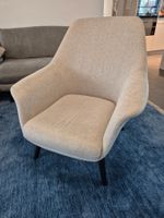 Moderner Loungesessel Stoff grau gebraucht