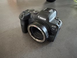 Canon EOS R6 Body + EF-EOS R Adapter – 2'691 Auslösungen
