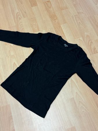 MEN schwarzes Thermalunterhemd, M