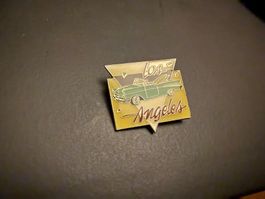 Pin Brosche Los Angeles USA Auto Cadillac