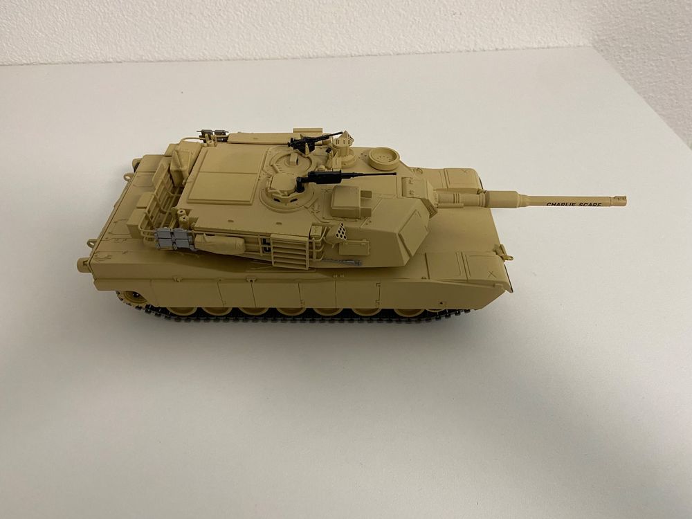 1/16 M1A2 Abrams Carro Armato RC - Camouflage Paint - Versione Pro - Foto 10