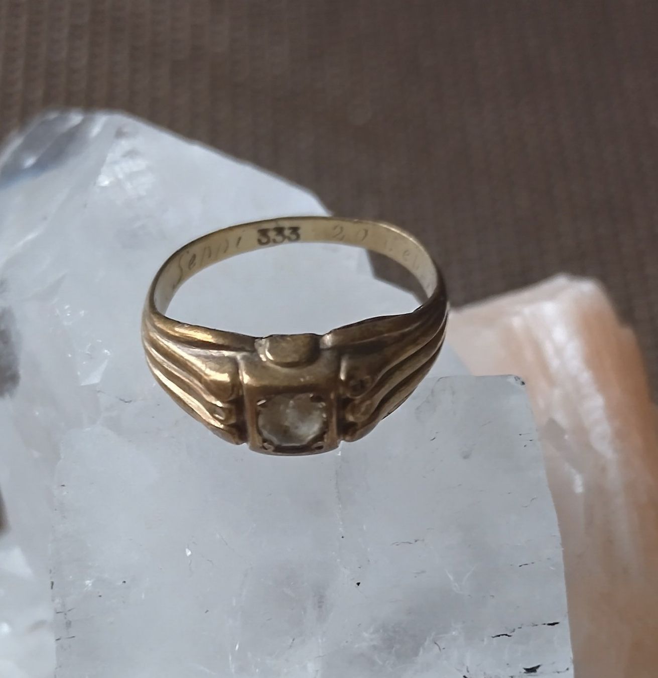Anelli: VINTAGE RING GOLD 333 750 GOLDRING – Usato da Romanshorn venduto da Stubsinator 1