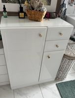 Badezimmerschrank Weiss mit 3 Schubladen und Stauraum