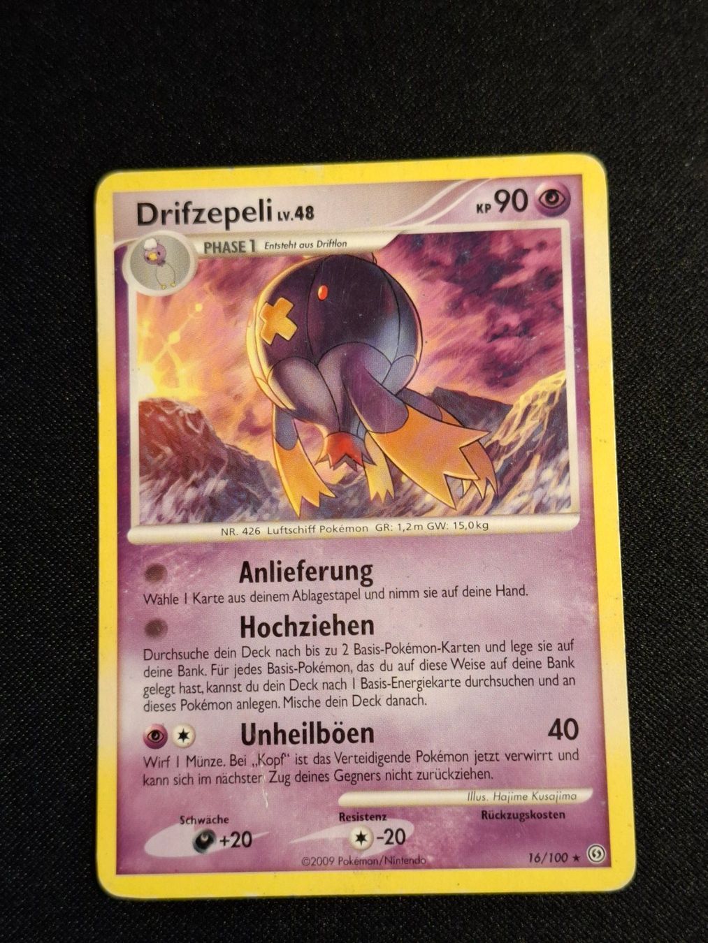 Pokémon Carte collezionabili: Pokemon Drifzepeli LV.48 16/100 Stormfront – Usato da Gammen venduto da Karbax