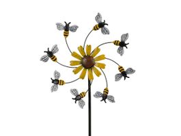 Windrad Bienen 37 x 6 x 150cm Metall