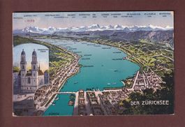 ZÜRICH und Zürichsee - 1922