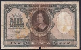 Spanien 1000 Pesetas 1940