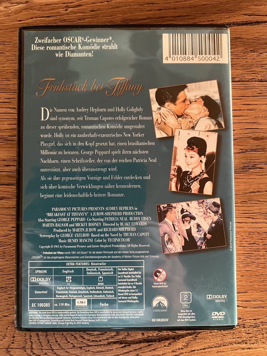 Alle DVDs: DVD Frühstück bei Tiffany – Neu (gemäss Beschreibung) aus Kallnach von sta_sy57 1