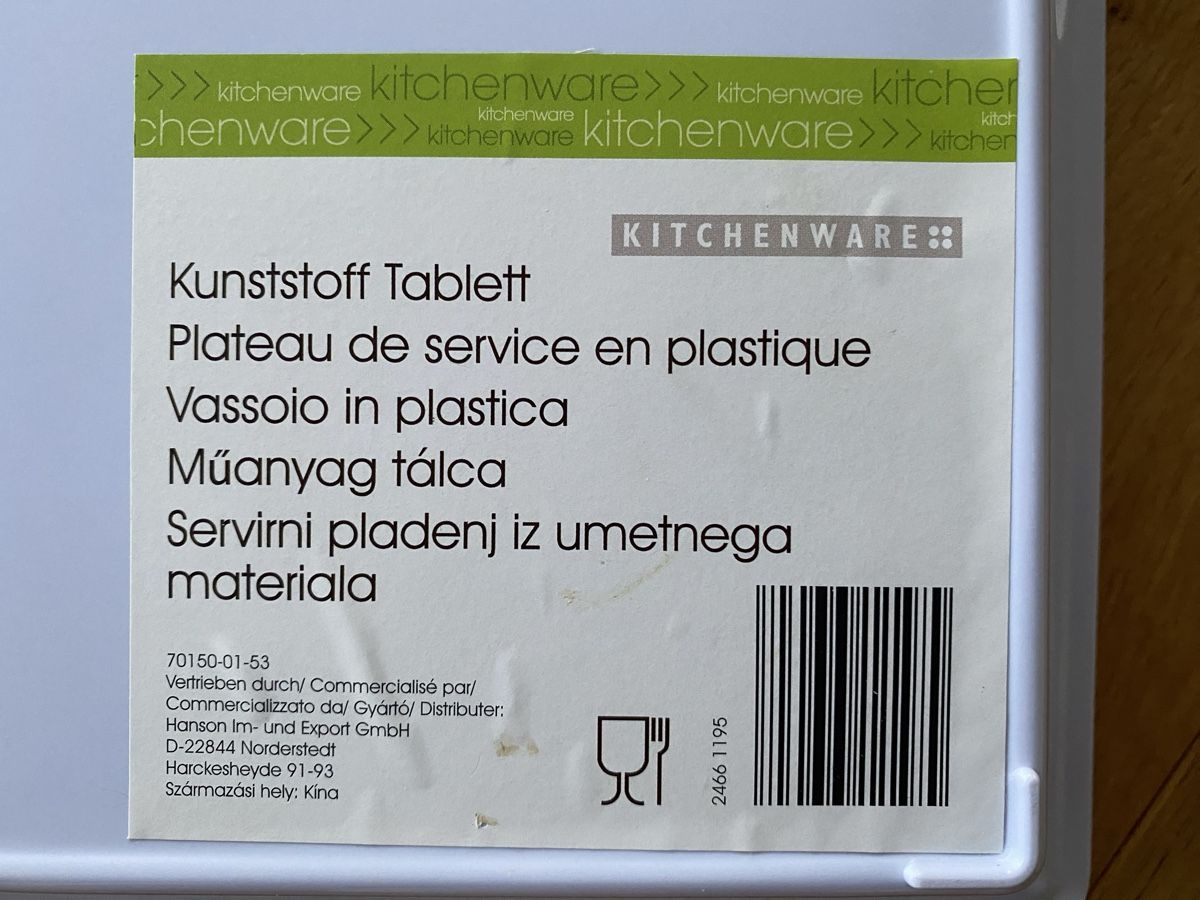 Piatti di portata: Serviertablett mit Kaffeemotiv, 50x38cm – Nuovo (secondo la descrizione) da Sissach venduto da 6662weltenbummler 1
