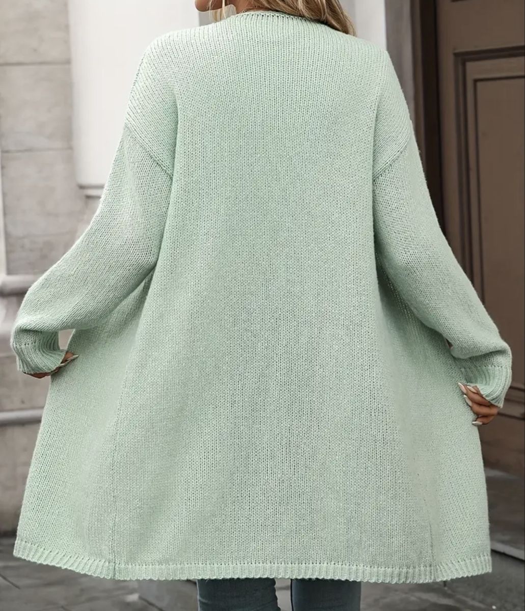Giacche: Hellgrüne Strickjacke, Gr. XL – Usato da Seon venduto da Sunny-Schmuck78 2