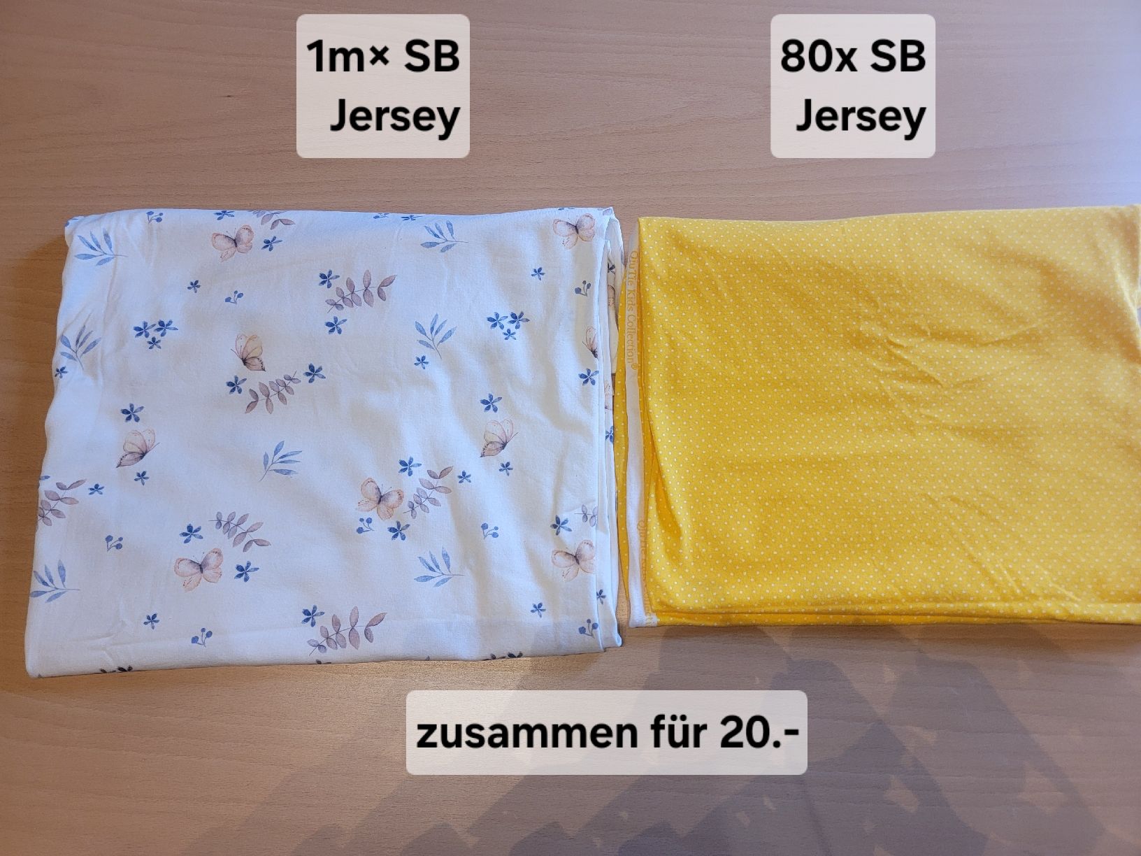 Stoffe: Jersey Stoffpaket – Neu (gemäss Beschreibung) aus Schwaderloch von jas_jwg6