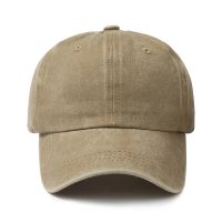 Stylische Vintage Cap, Unisex, verstellbar, Sonnenhut, Khaki