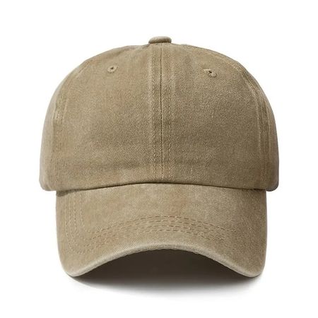 Stylische Vintage Cap, Unisex, verstellbar, Sonnenhut, Khaki