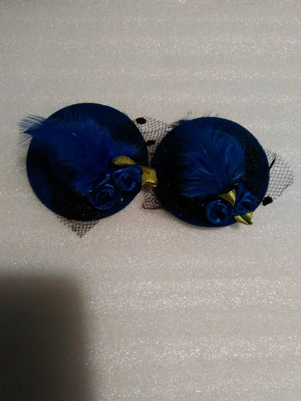 Accessori per capelli: HAARKLIPS 2 stück,,blau – Nuovo (secondo la descrizione) da Basel venduto da bijoutrie_4 3
