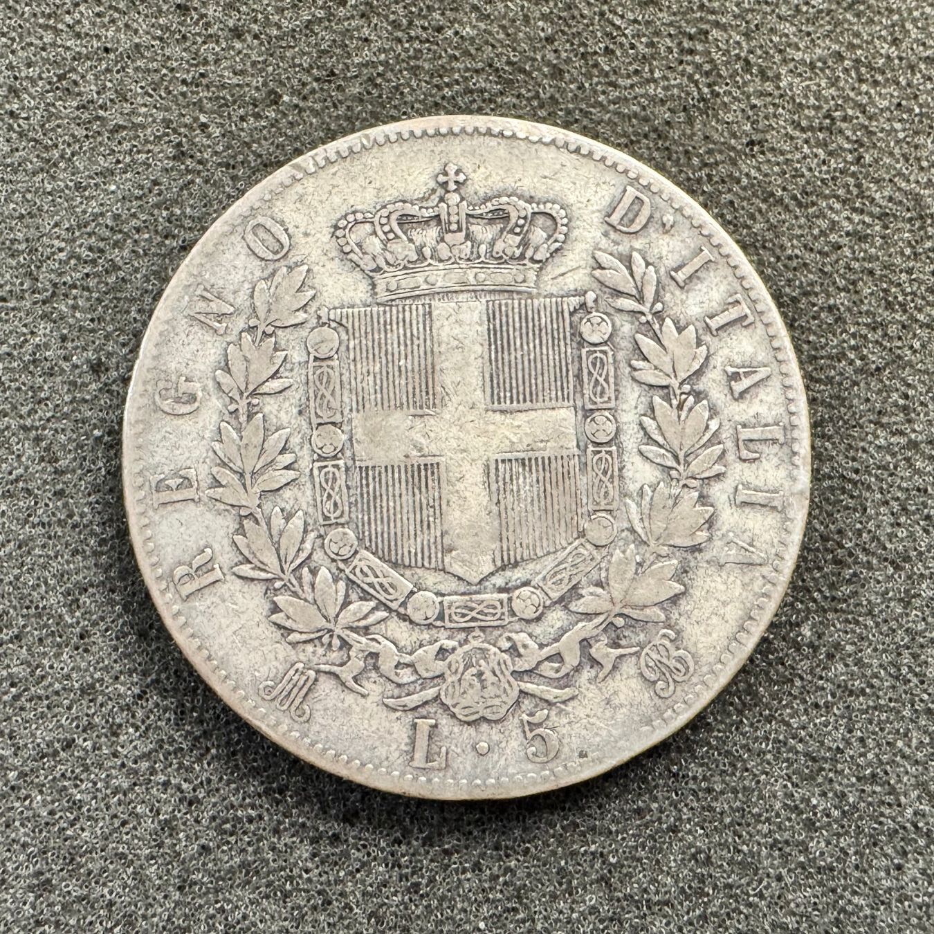 Tutti le monete: 5 Lite Italien Silber 1870 – Usato da Reitnau venduto da Coinhouse