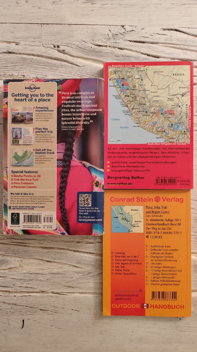 Libri: Lonely Planet + Wanderführer Peru – Usato da Luzern venduto da Nfan 1