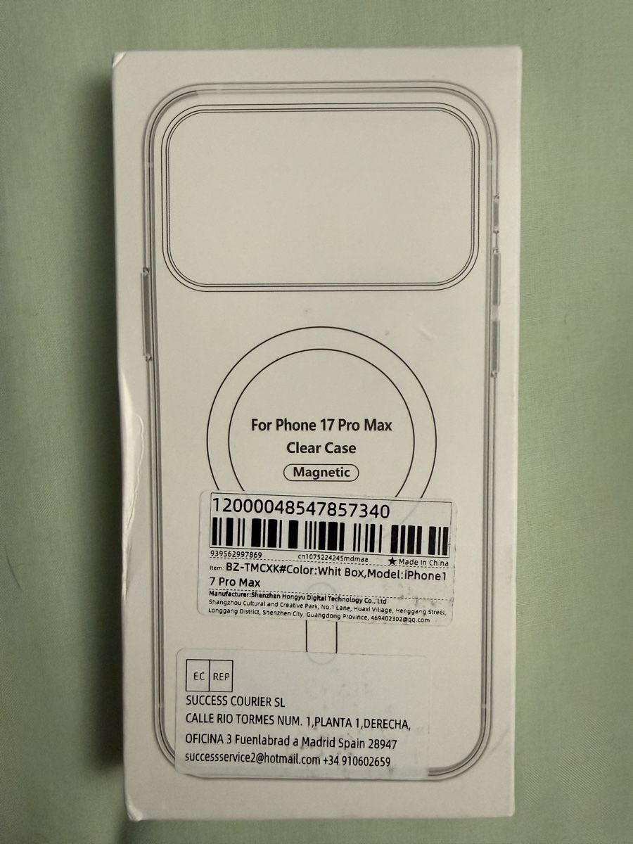 Covers & Schutzfolien: Coque iPhone 17 Pro Max transparente - Neuve – Neu und originalverpackt aus Lausanne von Licio7