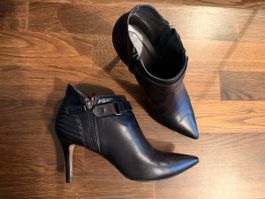 Navyboot Leder-Ankleboots, Grösse 40