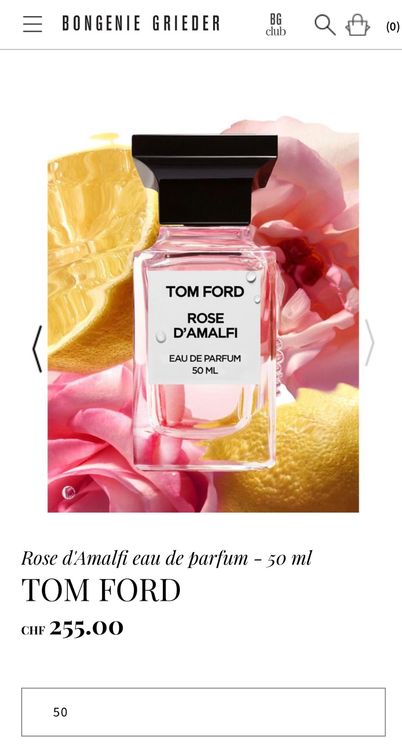 Tom ford rose damalfi