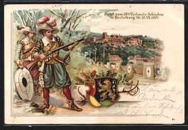 Litho Ganzsache PP1529 /02: Heidelberg, 
