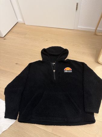 Ellesse Teddy Hoodie schwarz Grösse 38 (M) guter Zustand