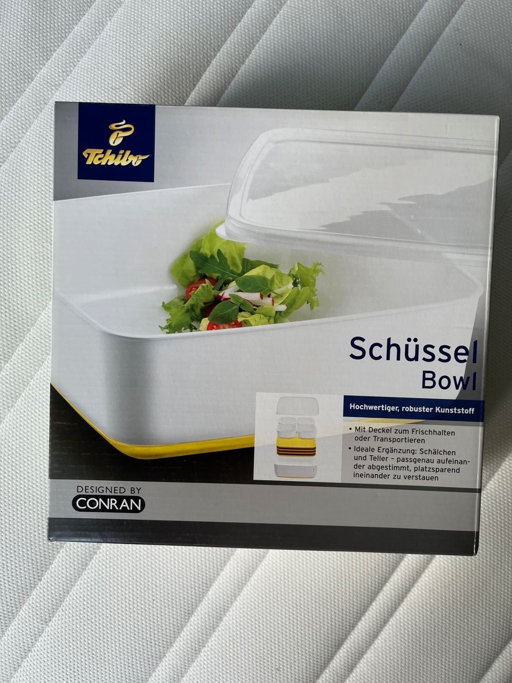 Tchibo Contenitori & Simili: Tchibo Terence Conran Design Schüssel Set mit Deckel NEU – Nuovo e nell'imballaggio originale da Luzern venduto da flixmaus