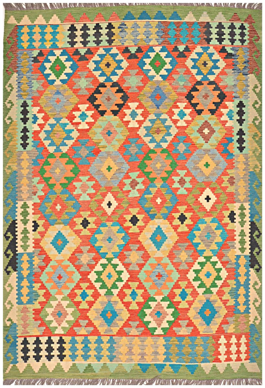 Kelim Tappeti: Oriente Kelim Teppich 200x300 cm – Nuovo e nell'imballaggio originale da Lahore venduto da Fairways79 7