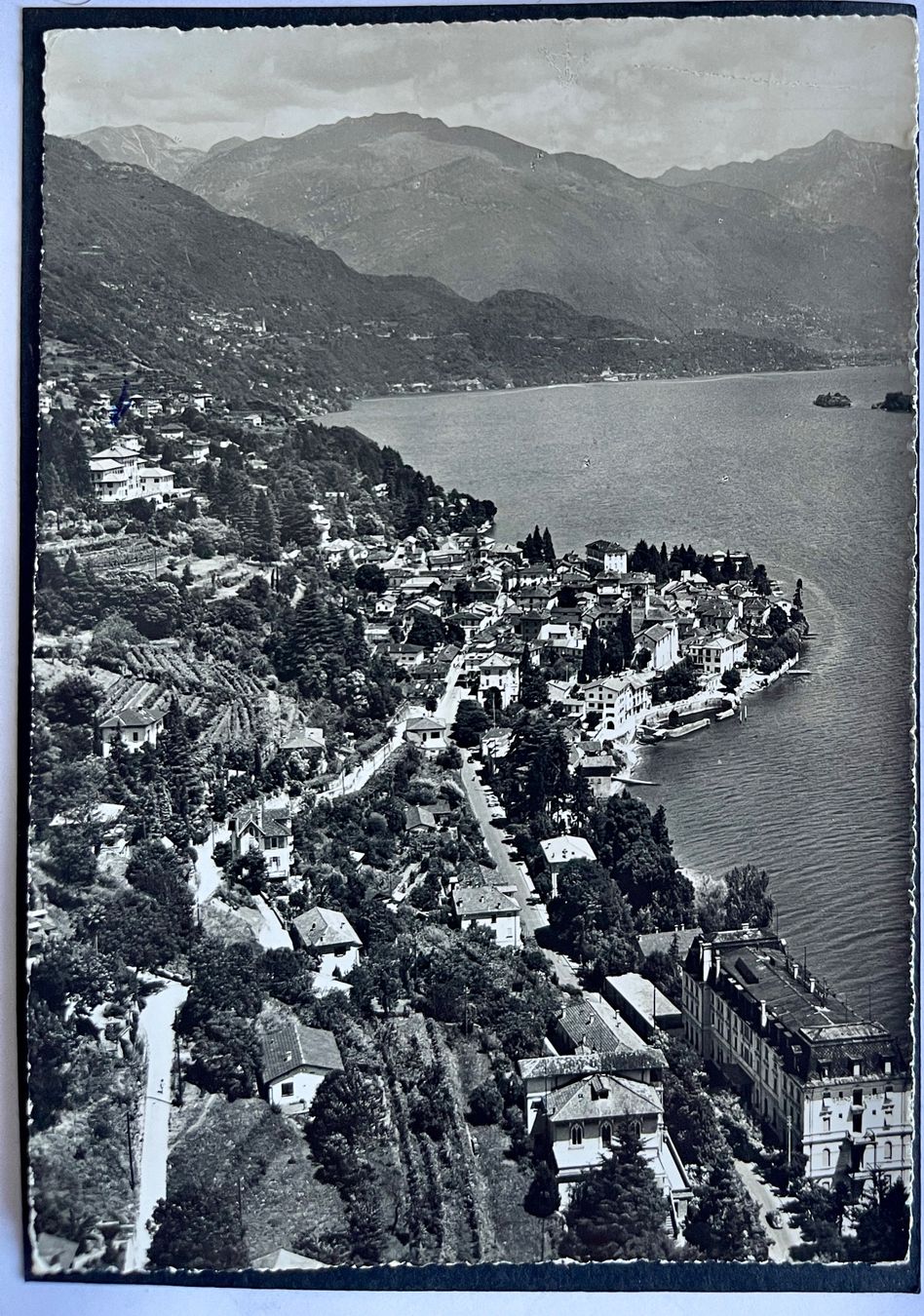 Cartoline postali: BRISSAGO - 1955 – Usato da Lutry venduto da Ediego