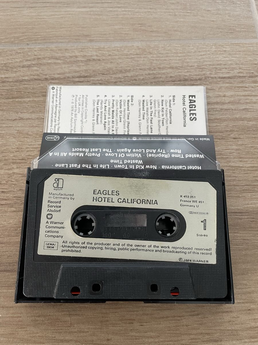 Musicassette: Cassette Audio - Eagles - Hotel California – Usato da Lonay venduto da ju-71 3