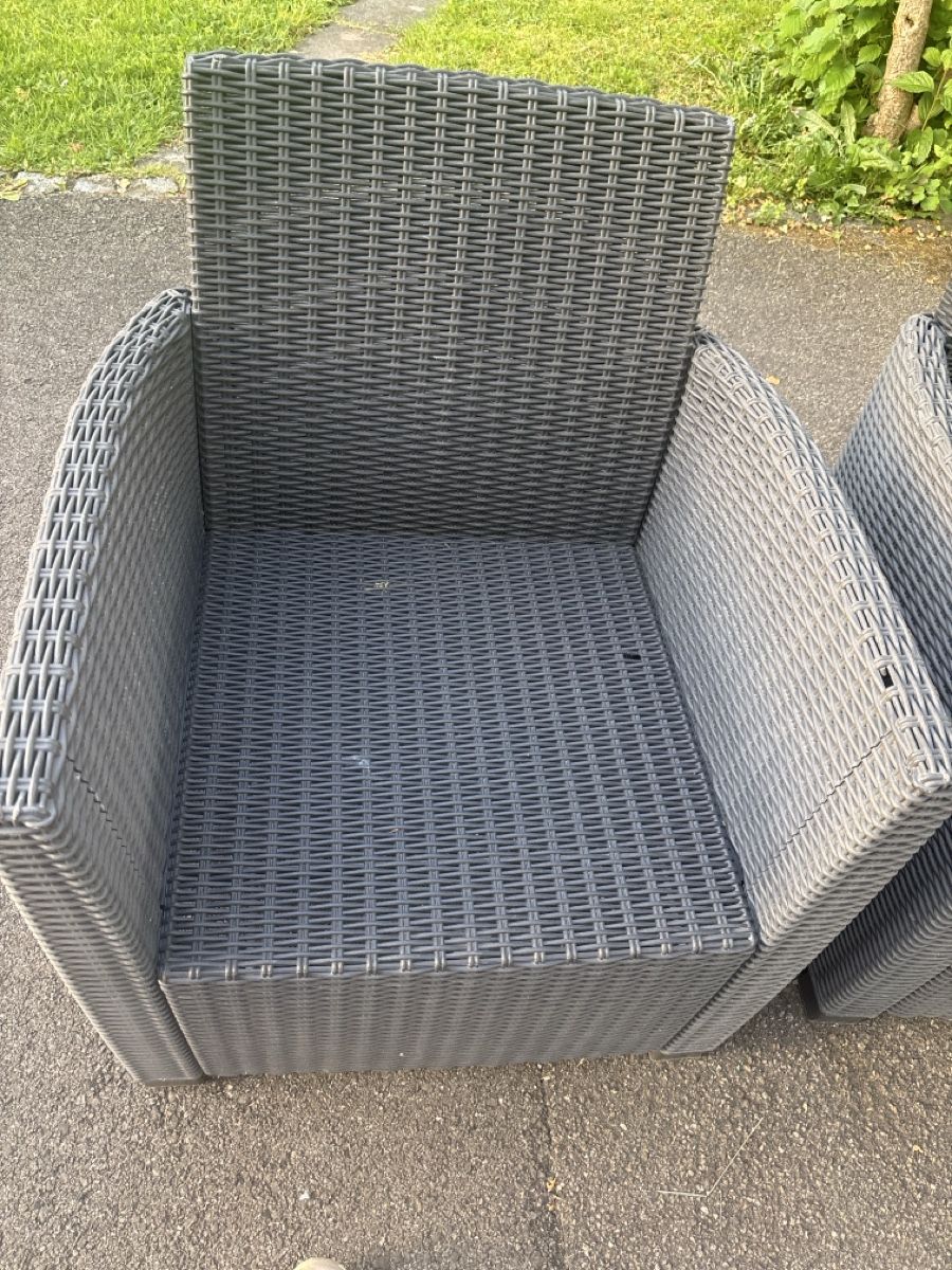 Sedie: 2 Stk. Allibert Gartenstühle, Lounge Sessel – Usato da Altendorf venduto da mausi771 1