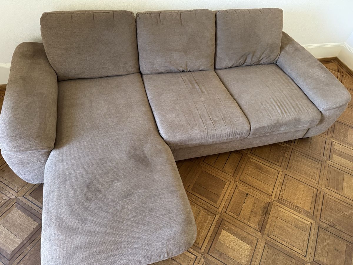 Sofas: Braunes bequemes Stoffsofa – Gebraucht aus Zürich von vinzenzwaelchli 2