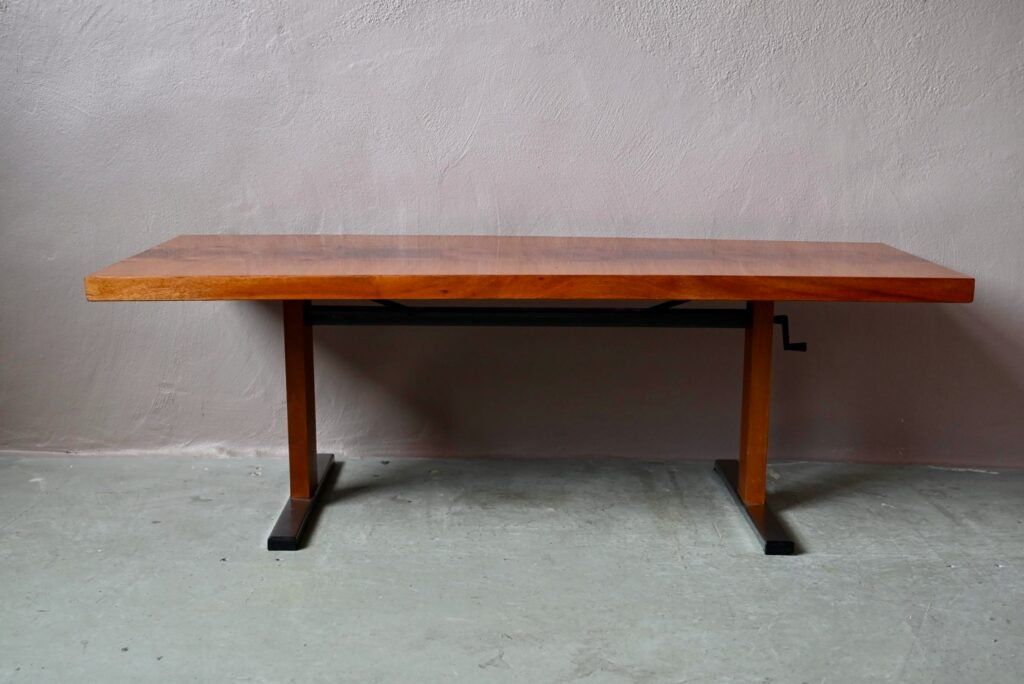 Tische: Table basse rectangulaire monte et baisse vintage scandinave – Gebraucht aus COLMAR von Sophiebellelurette 9