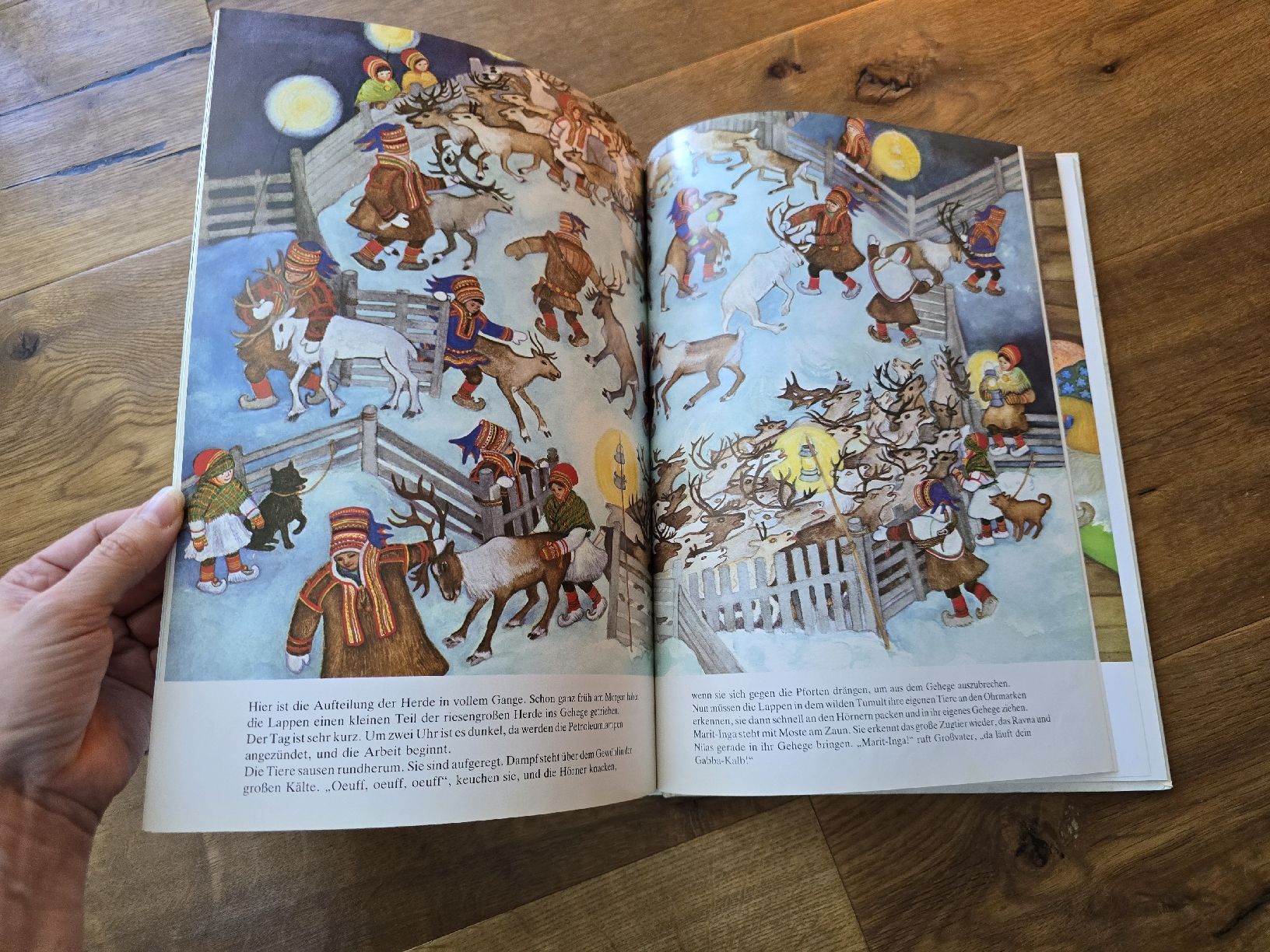 Libri: Winterliches Kinderbuch: Bei uns in Lappland, – Usato da Wittenbach venduto da Tigerlili 7