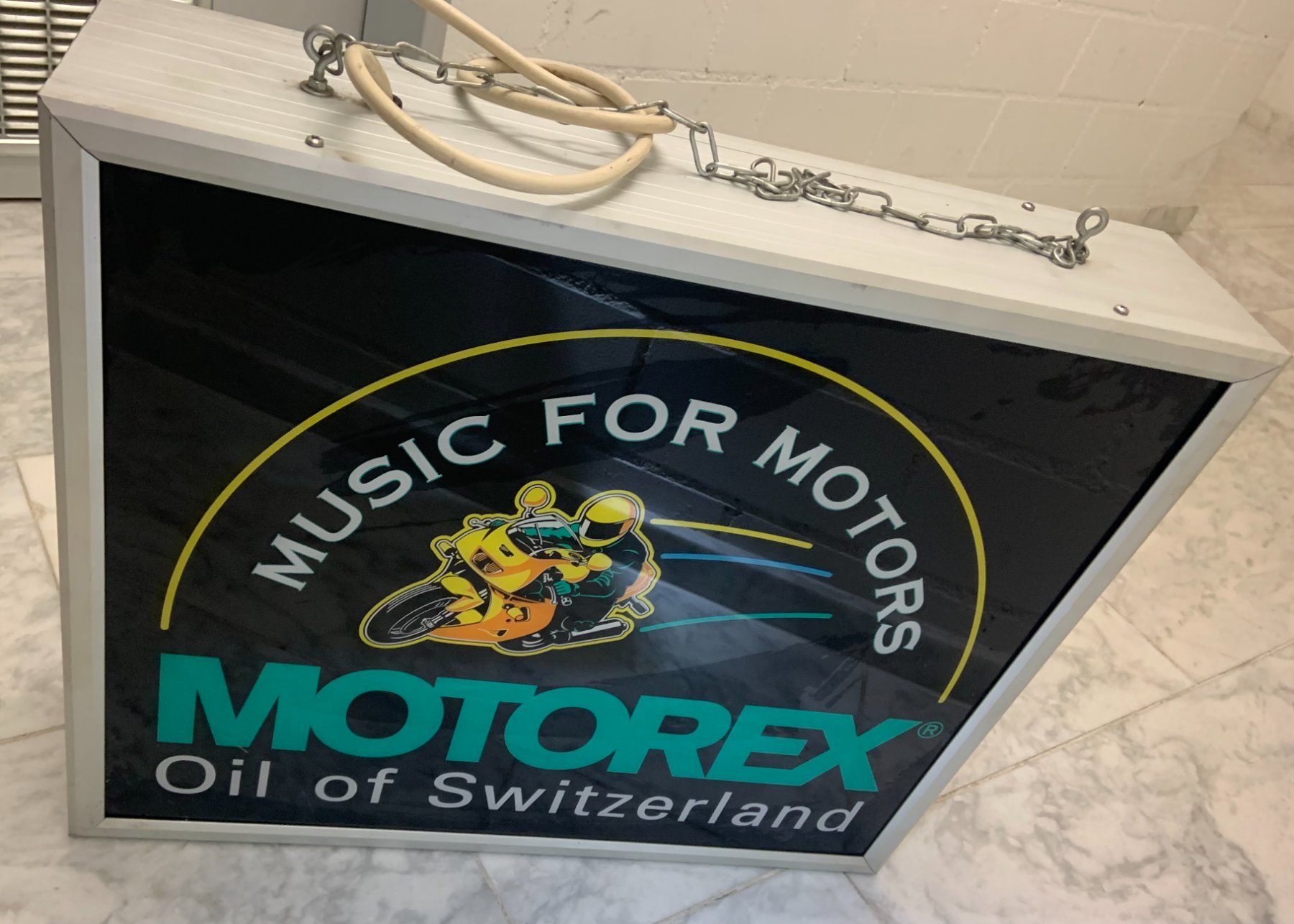 Lampade: Motorex Leuchtreklame Leuchtkasten – Usato da Herrliberg venduto da Imperial1970 1