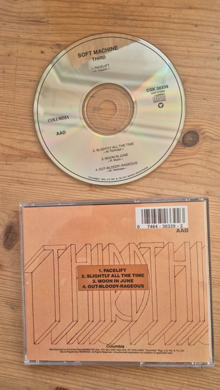 CD: SOFT MACHINE - Third (Columbia) – Usato da Therwil venduto da Rubo26 1