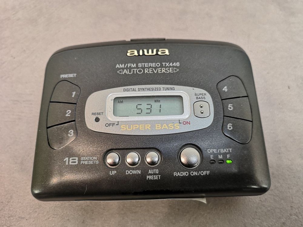 Radio Cassette Walkman Aiwa Hs Ta176 Funiona Solo La | Mebuscar Argentina