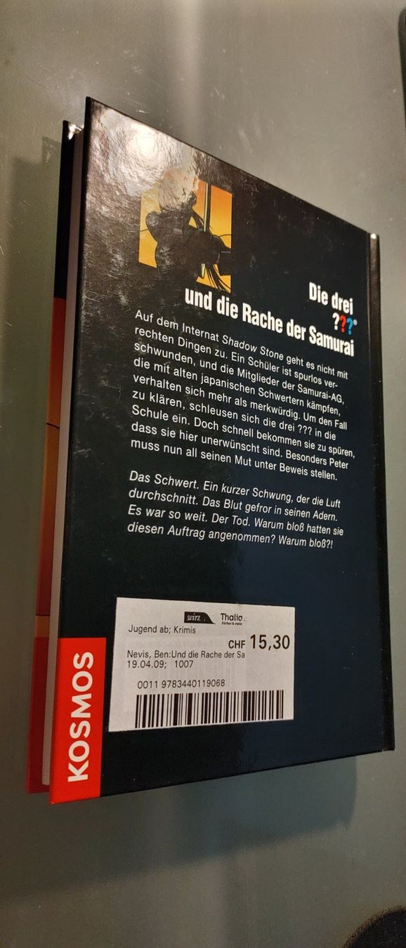Libri: Die drei ??? und die Rache des Samurai Buch – Nuovo (secondo la descrizione) da Dottikon venduto da Oldyfreak 1