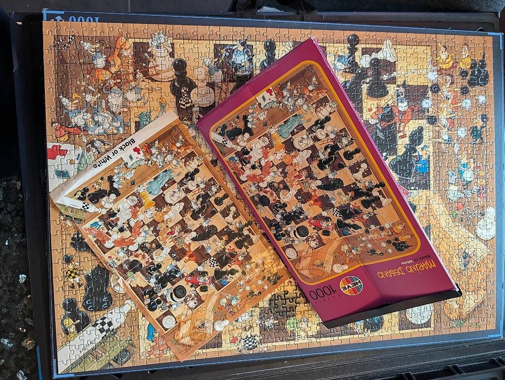 Heye Puzzles: Marino Degano Puzzle "Black or White" Heye – Gebraucht aus Konolfingen von Honey870