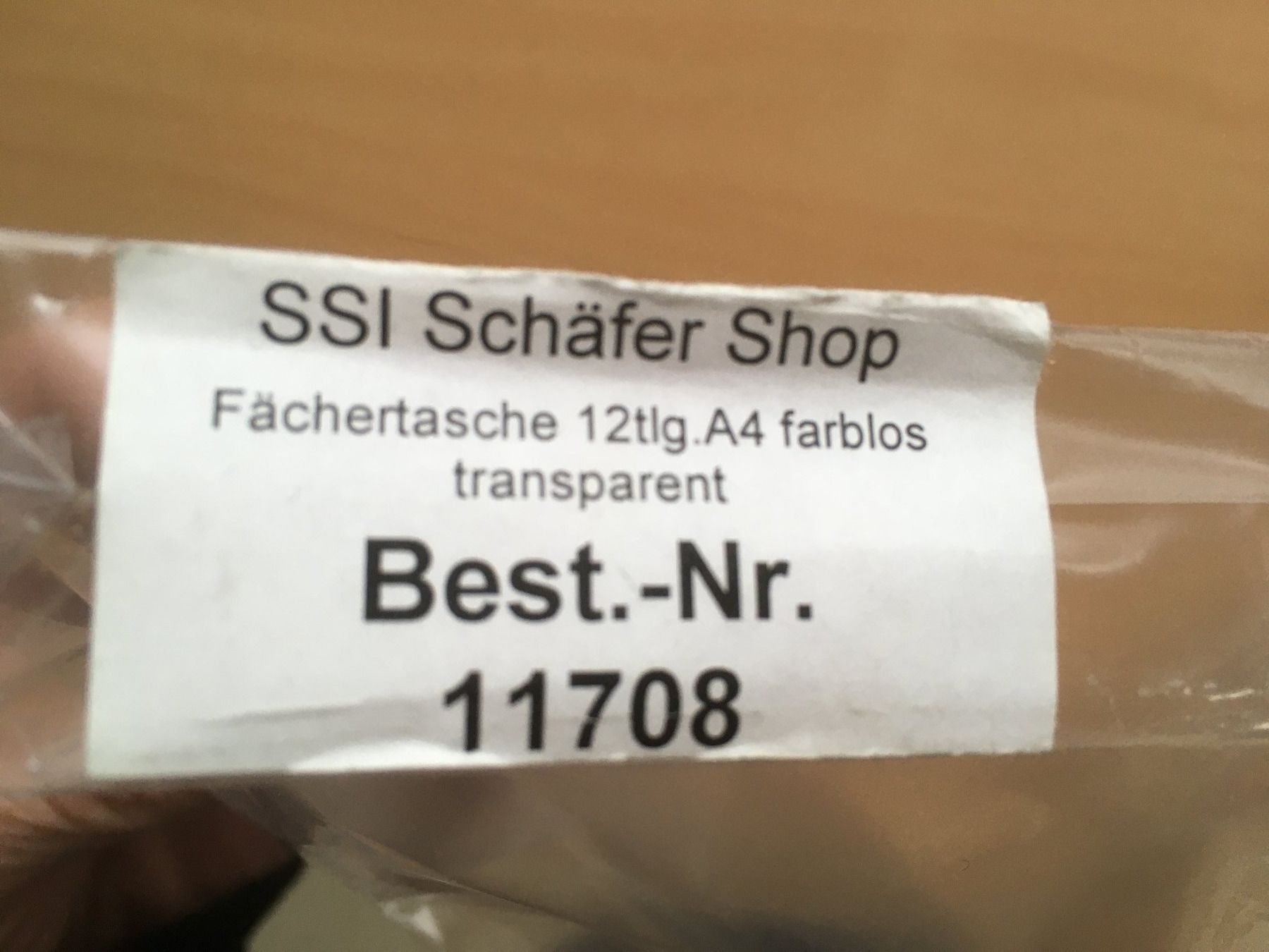 Raccoglitori: Fächertasche – Mappe transparent 12 teilig – Nuovo e nell'imballaggio originale da Grenchen venduto da Kogi7 5