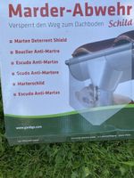 Marder-Abwehr Schild in OVP Wildtiere Garten Marderschutz