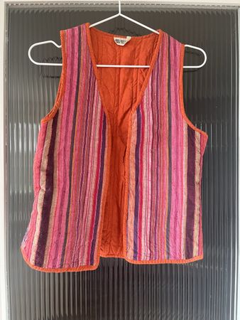 Gilet orange molletonné 
